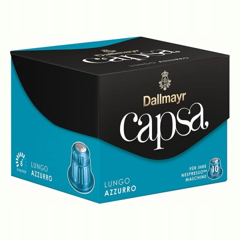 Kapsułki DALLMAYR NESPRESSO CAPSA Lungo Azzurro 10 Kapsułki DALLMAYR NESPRESSO CAPSA Lungo Azzurro 10