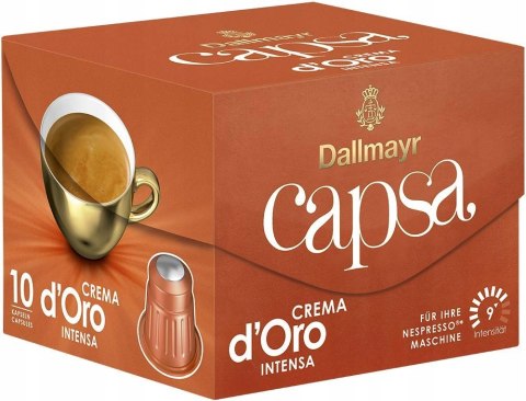 Kapsułki NESPRESSO Dallmayr CAPSA Crema Intensa 10 Kapsułki NESPRESSO Dallmayr CAPSA Crema Intensa 10