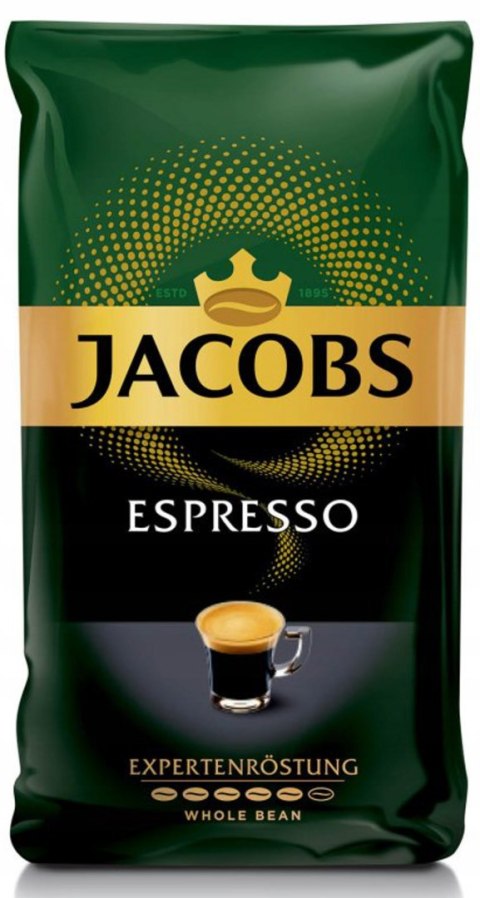 Kawa ziarnista mieszana Jacobs Espresso 1000g Kawa ziarnista mieszana Jacobs Espresso 1000g