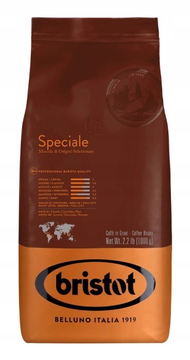 Bristot Speciale mixed coffee beans 1000 g Bristot Speciale mixed coffee beans 1000 g