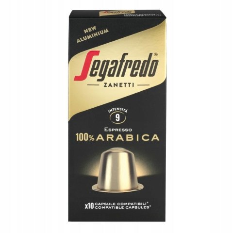 Kapsułki Segafredo 100% ARABICA 10 szt. aluminiowe kompatybilne z Nespresso Kapsułki Segafredo 100% ARABICA 10 szt. aluminiowe kompatybilne z Nespresso