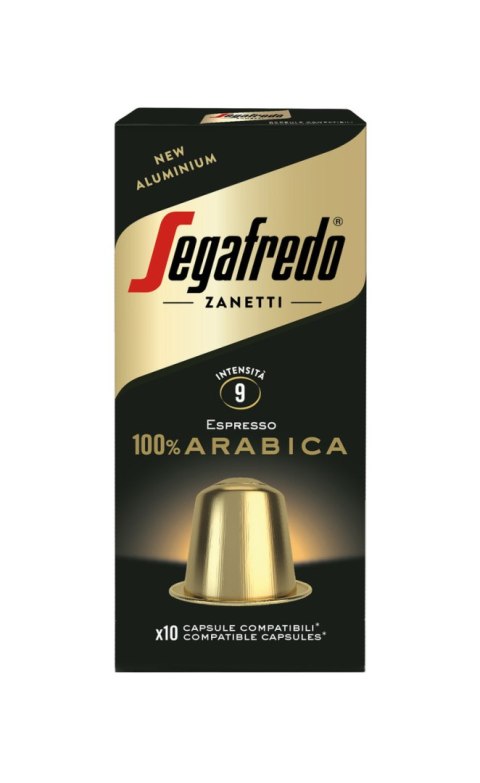 Kapsułki Segafredo 100% ARABICA 10 szt. aluminiowe kompatybilne z Nespresso Kapsułki Segafredo 100% ARABICA 10 szt. aluminiowe kompatybilne z Nespresso