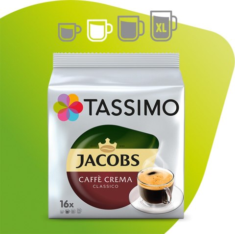 Kapsułki TASSIMO Jacobs Caffe Crema Classico XL 16