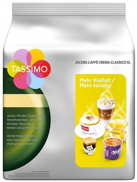 Kapsułki TASSIMO Jacobs Caffe Crema Classico XL 16
