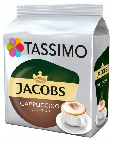 Kapsułki TASSIMO Jacobs Cappuccino Classico 8