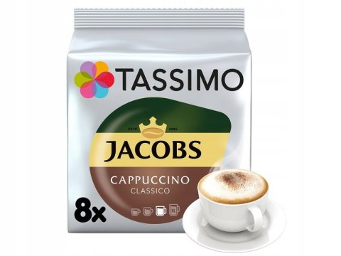 Kapsułki TASSIMO Jacobs Cappuccino Classico 8