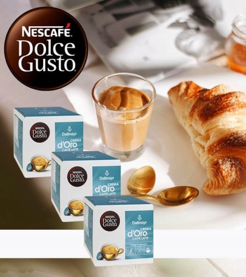 Kapsułki do Dolce Gusto Nescafe Crema d'Oro Caffe Latte 16 szt.