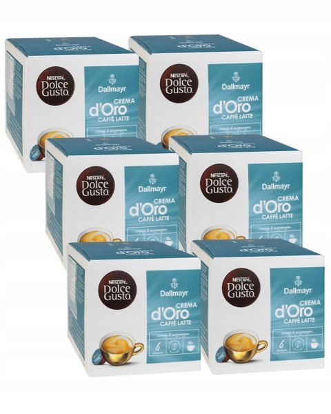 Kapsułki do Dolce Gusto Nescafe Crema d'Oro Caffe Latte 16 szt.