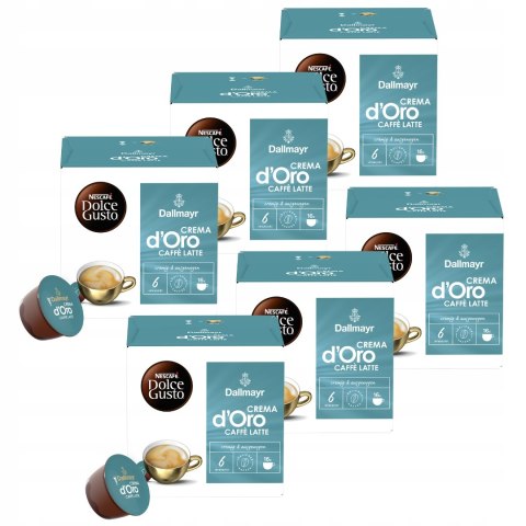 Kapsułki do Dolce Gusto Nescafe Crema d'Oro Caffe Latte 16 szt.