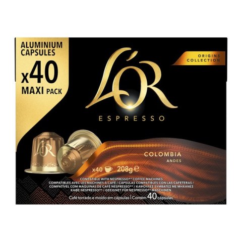 Kapsułki do Nespresso L'OR Espresso Colombia 40 szt. Kapsułki do Nespresso L'OR Espresso Colombia 40 szt.