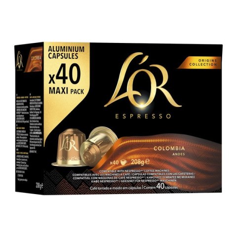 Kapsułki do Nespresso L'OR Espresso Colombia 40 szt. Kapsułki do Nespresso L'OR Espresso Colombia 40 szt.