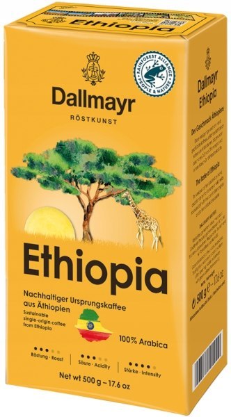 Kawa mielona Dallmayr Ethiopia 0,5kg Orginał Kawa mielona Dallmayr Ethiopia 0,5kg Orginał