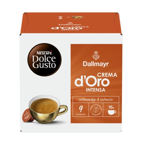 Kawa w kapsułkach Kapsułki NESCAFÉ Dolce Gusto Dallmayr Intensa 16 szt Kawa w kapsułkach Kapsułki NESCAFÉ Dolce Gusto Dallmayr Intensa 16 szt
