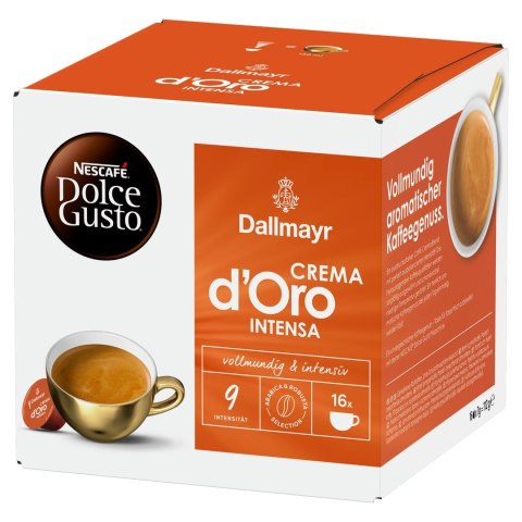 Kawa w kapsułkach Kapsułki NESCAFÉ Dolce Gusto Dallmayr Intensa 16 szt Kawa w kapsułkach Kapsułki NESCAFÉ Dolce Gusto Dallmayr Intensa 16 szt