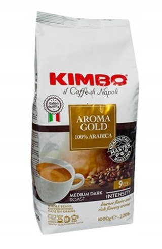 Kawa ziarnista Arabica Kimbo Aroma Gold 1000 g