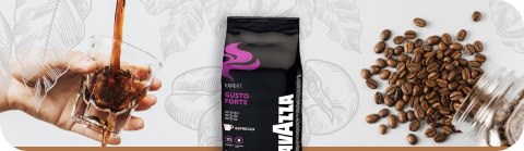 Kawa ziarnista Robusta Lavazza Expert Gusto Forte 1000 g