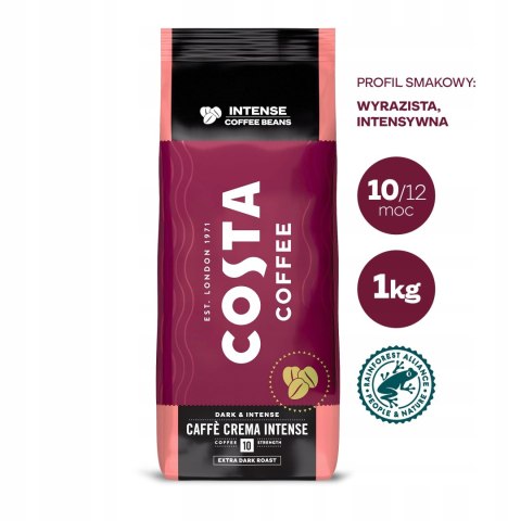 Kawa ziarnista mieszana Costa Coffee Caffe Crema 1000 g