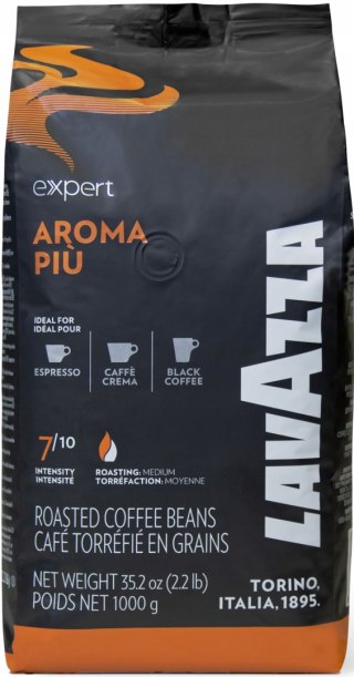 Kawa ziarnista mieszana Lavazza Expert Aroma Piu 1000 g