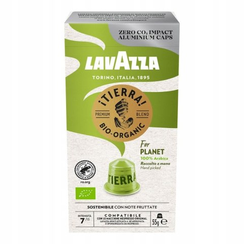 Lavazza Tierra Nespresso Bio 10 kapsułek Arabica Lavazza Tierra Nespresso Bio 10 kapsułek Arabica