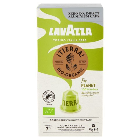 Lavazza Tierra Nespresso Bio 10 kapsułek Arabica Lavazza Tierra Nespresso Bio 10 kapsułek Arabica