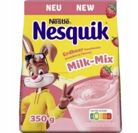 Nesquik Milk Mix Erdbeer napój mleczny truskawkowy 350g Nesquik Milk Mix Erdbeer napój mleczny truskawkowy 350g