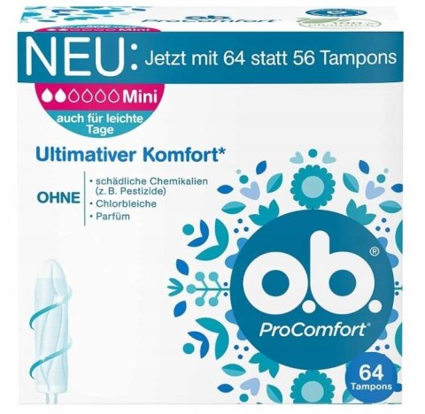 O.b. ProComfort Mini tampony 64 sztuki
