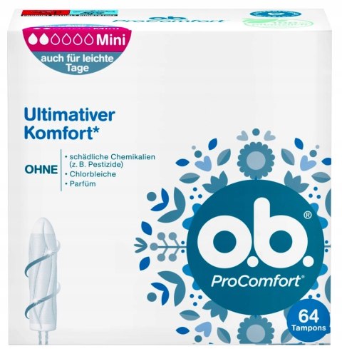 O.b. ProComfort Mini tampony 64 sztuki