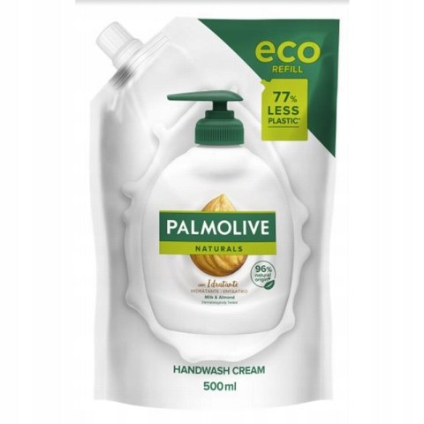 Palmolive Mydło w płynie 500ml ( ZAPAS ) Milk & Almond Palmolive Mydło w płynie 500ml ( ZAPAS ) Milk & Almond