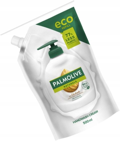 Palmolive Mydło w płynie 500ml ( ZAPAS ) Milk & Almond Palmolive Mydło w płynie 500ml ( ZAPAS ) Milk & Almond