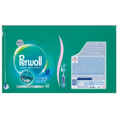 Perwoll Renew Sport Płyn do Prania Ubrań Sportowych 3l 60 Prań