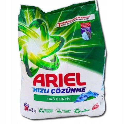 Ariel proszek 3kg Biały Ariel proszek 3kg Biały