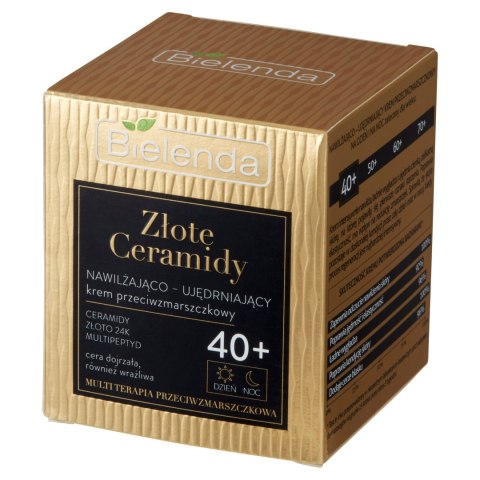 BIELENDA KREM Z CERAMIDAMI 40+ ZŁOTE CERAMIDY PRZECIWSTARZENIOWY BIELENDA KREM Z CERAMIDAMI 40+ ZŁOTE CERAMIDY PRZECIWSTARZENIOWY