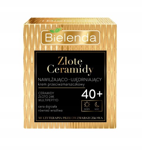 BIELENDA KREM Z CERAMIDAMI 40+ ZŁOTE CERAMIDY PRZECIWSTARZENIOWY BIELENDA KREM Z CERAMIDAMI 40+ ZŁOTE CERAMIDY PRZECIWSTARZENIOWY