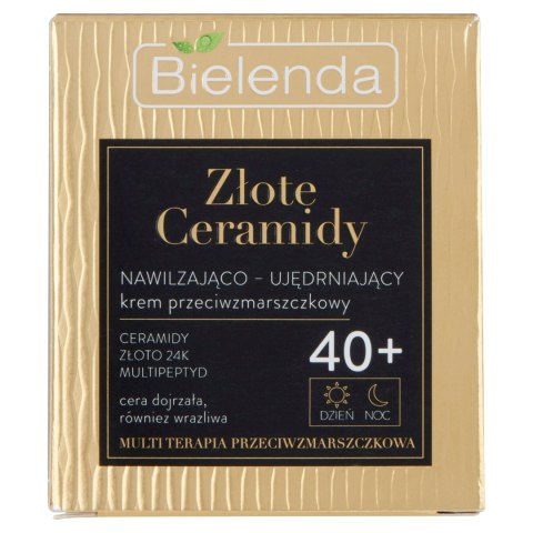 BIELENDA KREM Z CERAMIDAMI 40+ ZŁOTE CERAMIDY PRZECIWSTARZENIOWY BIELENDA KREM Z CERAMIDAMI 40+ ZŁOTE CERAMIDY PRZECIWSTARZENIOWY