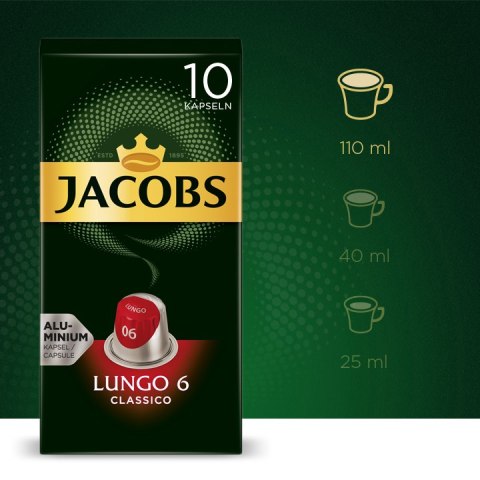 Kapsułki Nespresso Jacobs Lungo Classico - 10 szt.
