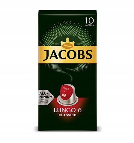 Kapsułki Nespresso Jacobs Lungo Classico - 10 szt.