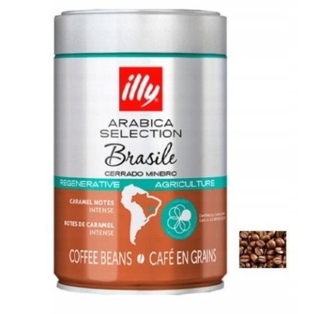 Kawa ziarnista Arabica illy ARABICA SELECTION BRAZIL REGENERATIVE 250 g Kawa ziarnista Arabica illy ARABICA SELECTION BRAZIL REGENERATIVE 250 g