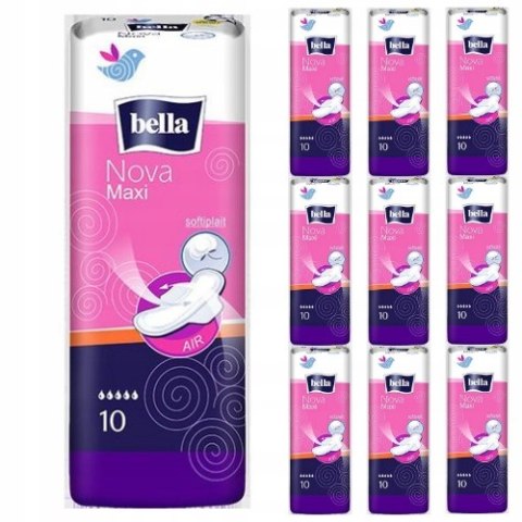 Podpaski higieniczne Bella Nova ze skrzydełkami 10 szt.