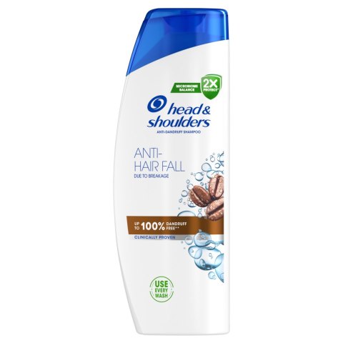 Szampon przeciwłupieżowy Head & Shoulders Anti Hair Fall z kofeiną 400ml Szampon przeciwłupieżowy Head & Shoulders Anti Hair Fall z kofeiną 400ml