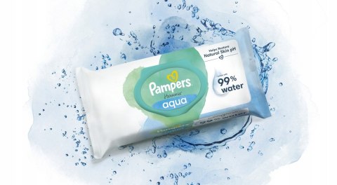 Chusteczki nawilżane Pampers Aqua Harmonie 14 x 48 szt Chusteczki nawilżane Pampers Aqua Harmonie 14 x 48 szt