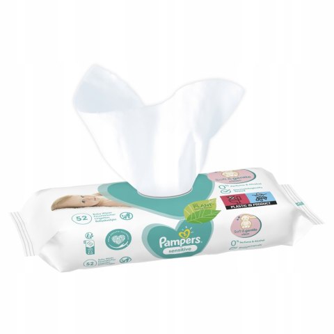 Chusteczki nawilżane Pampers Sensitive 1 x 52 szt. Chusteczki nawilżane Pampers Sensitive 1 x 52 szt.