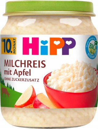HIPP BIO WANILIOWY RYŻ NA MLECZKU Z JABŁKAMI 10m