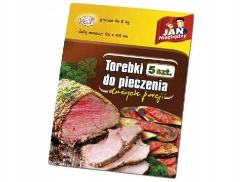 JAN NIEZBĘDNY TOREBKI DO PIECZENIA 35X43 CM 5 SZT JAN NIEZBĘDNY TOREBKI DO PIECZENIA 35X43 CM 5 SZT