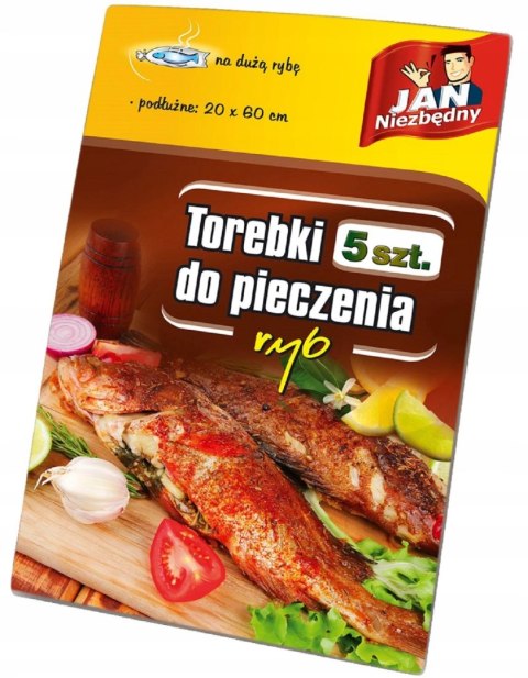 JAN NIEZBĘDNY TOREBKI DO PIECZENIA 35X43 CM 5 SZT JAN NIEZBĘDNY TOREBKI DO PIECZENIA 35X43 CM 5 SZT