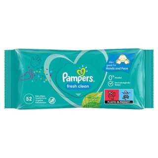 PAMPERS Chusteczki FRESH CLEAN dla dzieci chusteczki nawilżane op. 8x52szt