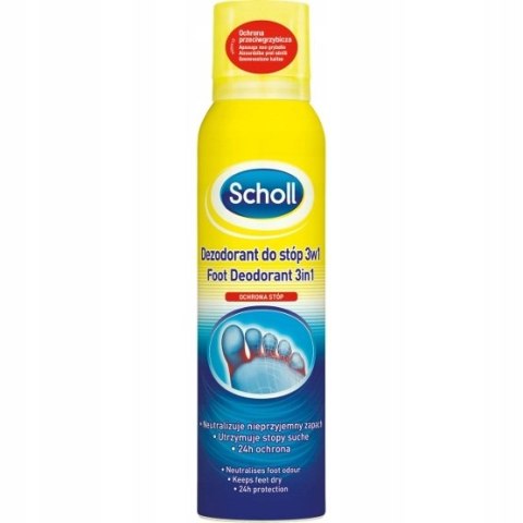 SCHOLL FRESH STEP odświeżający dezodorant do stóp, 150 ml