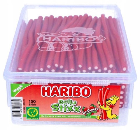 ŻELKI HARIBO BALLA STIXX TRUSKAWKA VEGETARIAN 150 SZTUK ŻELKI HARIBO BALLA STIXX TRUSKAWKA VEGETARIAN 150 SZTUK