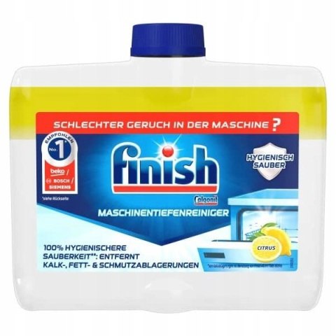 FINISH PŁYN DO CZYSZCZENIA ZMYWAREK LEMON 250ml CZYŚCIK