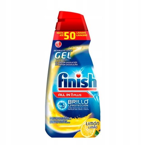 Finish All in 1 Power Max Żel do Zmywarki Lemon 1l Finish All in 1 Power Max Żel do Zmywarki Lemon 1l