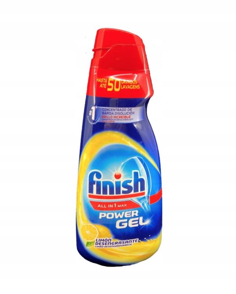 Finish All in 1 Power Max Żel do Zmywarki Lemon 1l Finish All in 1 Power Max Żel do Zmywarki Lemon 1l